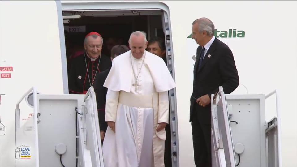 미국-워싱턴에 도착하시다.jpg : 프란시스코 교황님의 미국 방문 여정:Pope Francis in America: The Pontiff Meets the People-today-9-23-2015