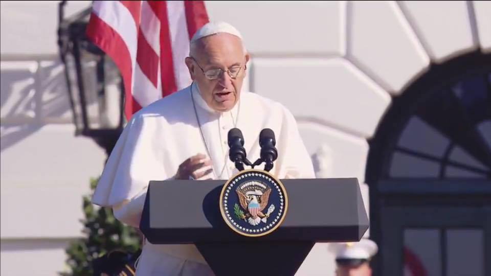 9-23-2015-백악관을 방문-연설.jpg : 프란시스코 교황님의 미국 방문 여정:Pope Francis in America: The Pontiff Meets the People-today-9-23-2015