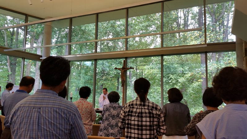 2015-8-15th silence retreat-fr.Pak-5.jpg : 제15차 동남부 이냐시오영성 4박5일 침묵피정 -박병관 사도요한 신부님지도 CLC홍보